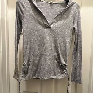 Roxy Light Gray Women's Hoodie